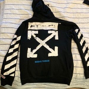 Off White “Seeing Things” hoodie.  Authentic. Well taken care of :)